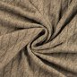 Preview: Strickstoff„Nordic Cable Matilda“ – Zopfmuster,  khaki meliert